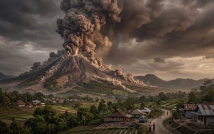 Gunung Sinabung Waspada, Radius Bahaya Diperluas