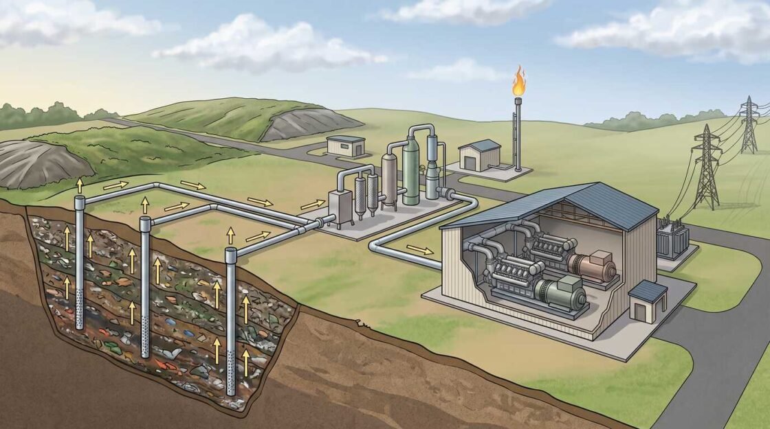 Mengenal Landfill Gas Power Plant