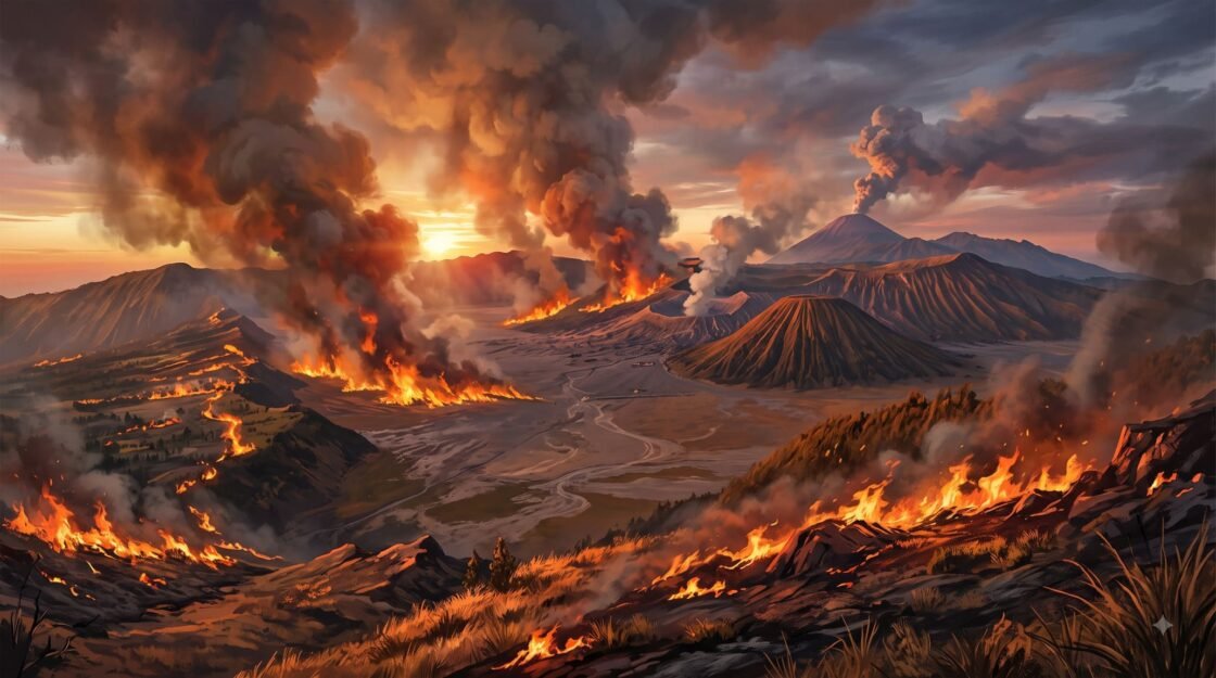 Kebakaran Gunung Bromo 2026: Kronologi, Luas Lahan, Penyebab, dan Dampaknya