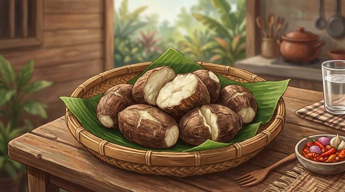 Mengenal Apa Itu Kimpul, Umbi Kaya Manfaat