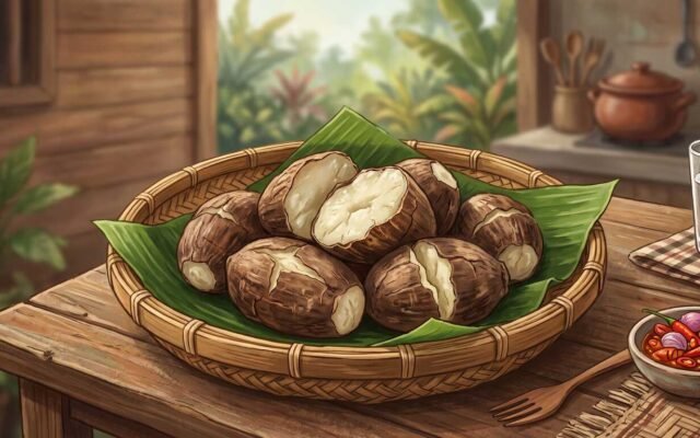 Mengenal Apa Itu Kimpul, Umbi Kaya Manfaat