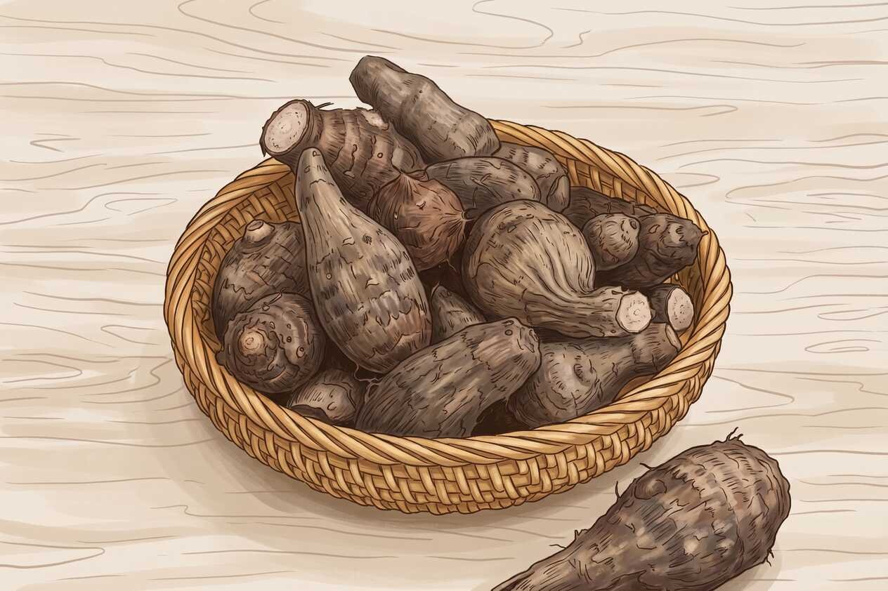 ilustrasi umbi kimpul
